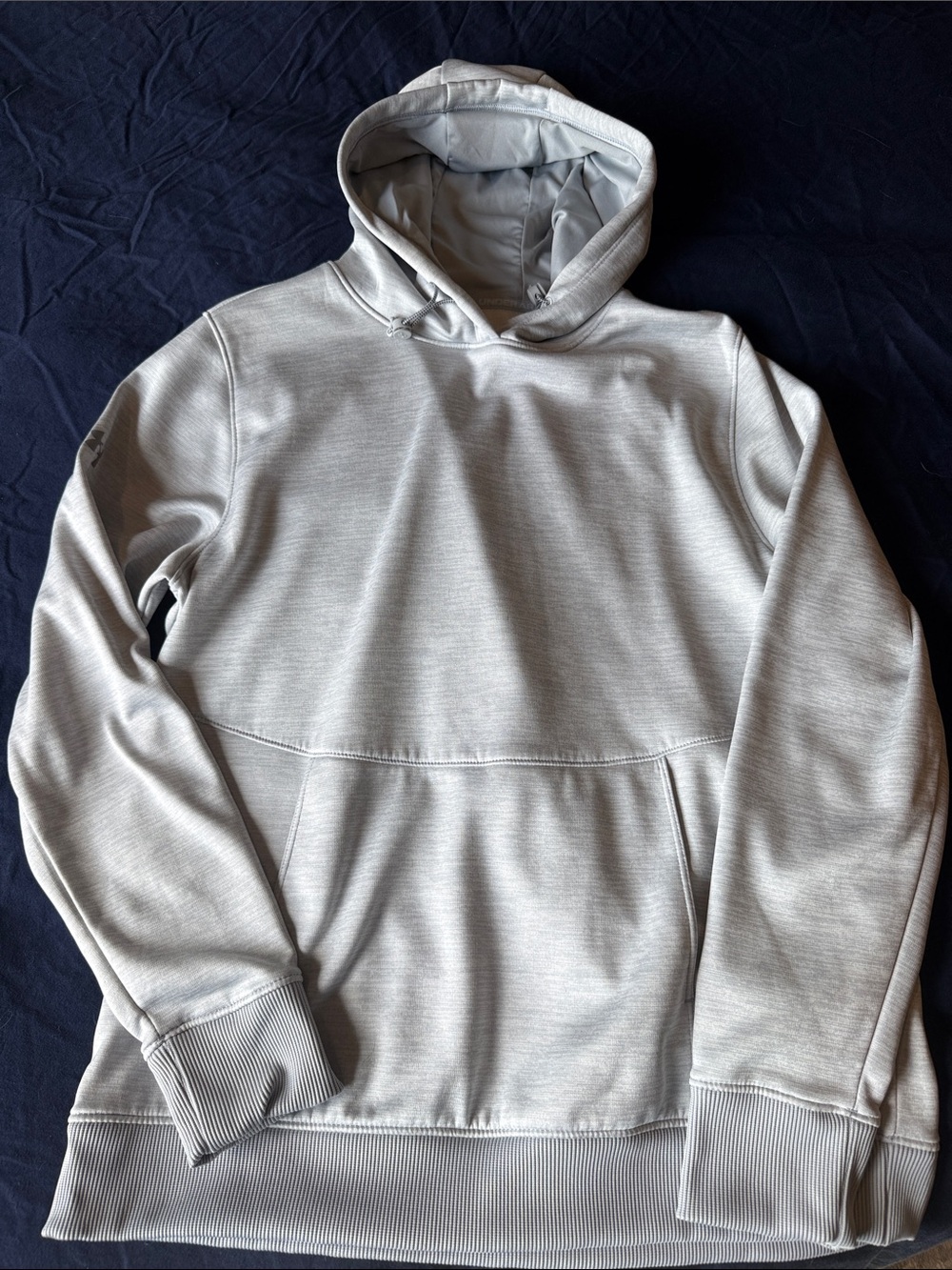 Under Armour Women's Heather Gray Fleece Hooded Pullover